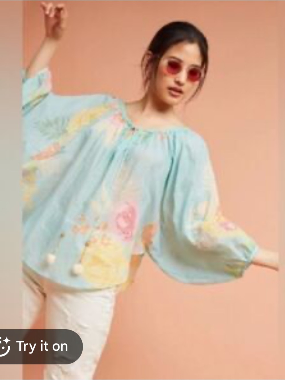 Farm Rio Floral Blouse Small